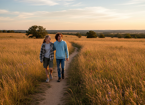 Wichita Tallgrass Prairie Park Trail